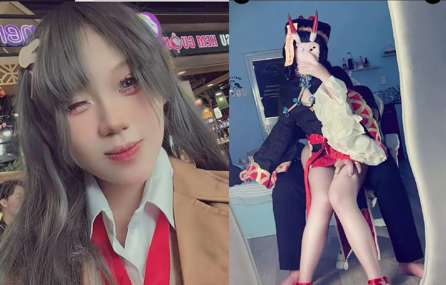 Em gái sex cosplay với bạn thân người yêu - sex viet