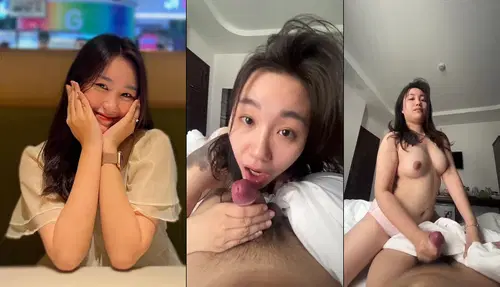 (sex clip) Vẻ mặt ngây thơ trong sáng của em khi thấy anh giơ máy quay